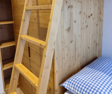 Particolari del letto a castello